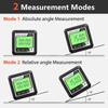Digital Angle Finder Gauge with Magnetic Base and Backlit LCD Display Angle Ruler 4 of 90 Degree Digital Level Box for