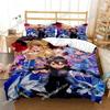 Cartoon Asuna Sword Art Online Bedding Set Single Twin Double Queen King Cal King Size Bed Linen Set