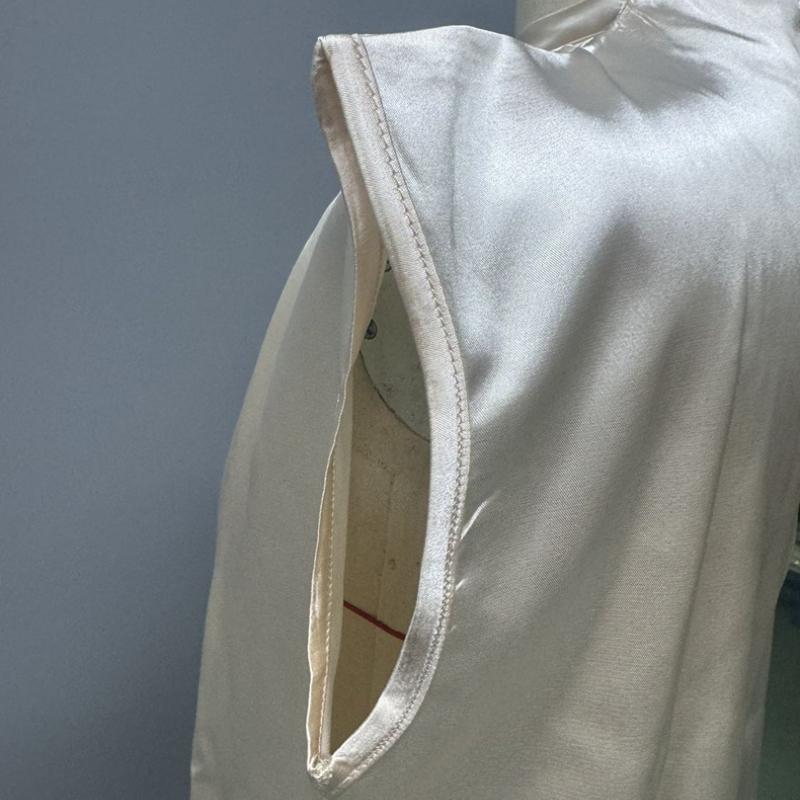 Модные свободные повседневные рубашки без рукавов для женщин, летние топы, элегантные однотонные свободные женские блузки с воротником-стойкой, простые облегающие офисные женские рубашки 26395