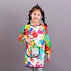 Long Sleeved Reverse Dressing Cloth Nylon Baby Eating Bib Children's Painting Apron  Baby Stuff
