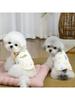 Мультяшный милый домашний пес и кошка летний жилет для померанских шпицев, прохладный и удобный жилет-акула размер 26