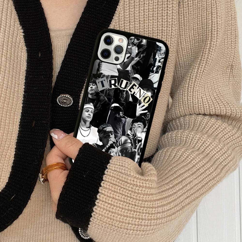 T-Trueno Rapper For IPhone 17 16 15 14 13 Pro 12 11 Pro Max Hard PC+TPU Phone Cases Back Cover