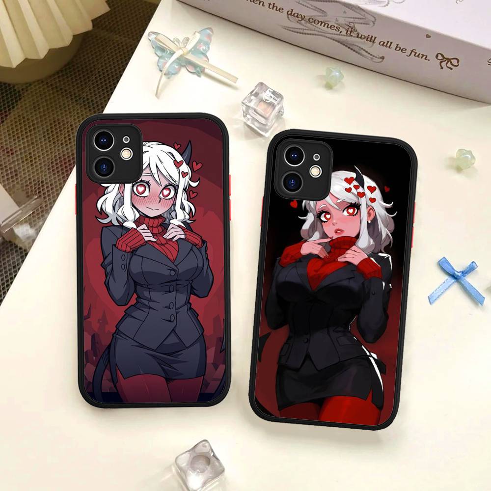Classic Game H-helltakerS Anime Phone Case For IPhone 14 11 12 13 Mini Pro Max 8 7 Plus X XR XS MAX Translucent Matte Cover