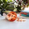 Full Embossed Design Copper Jug Pitcher with Brass Knob, Storage & Serving Water, Yoga Ayurveda Healing, Volume- 2000 ML