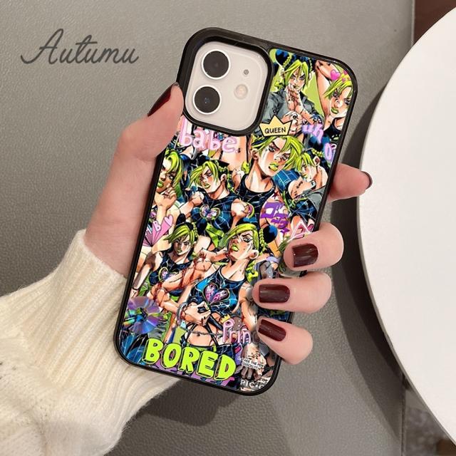 Чехол для телефона Jolyne Kujo Johnny Joestar Jojo для iPhone 11 12 13 14 Pro Max mini X XR XS SE 2020 6S 7 8 Plus Samsung S21 S22