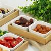 ZISIZ Ceramic Divided Snack Platter