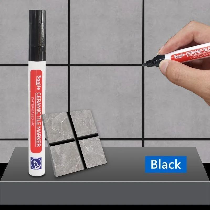 4 шт. Белый водонепроницаемый маркер для плитки, ручка для затирки швов на стенах, для плитки, пола, ванной комнаты, инструменты для дезинфекции швов