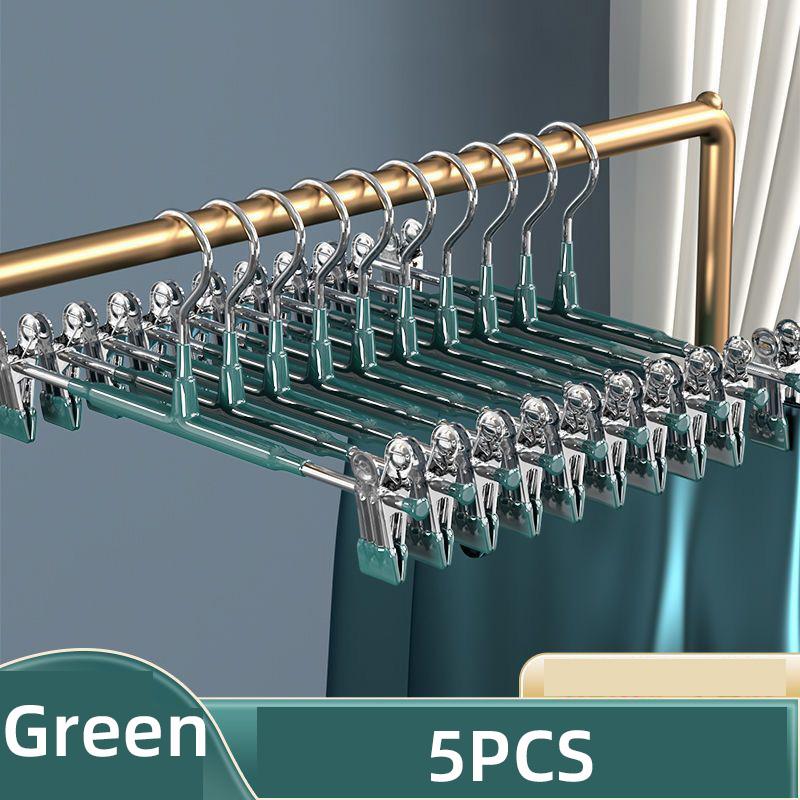 1/5 шт. зажим для вешалки из нержавеющей стали для брюк, зажим для гардероба, противоскользящая прищепка для брюк, вешалка для юбки