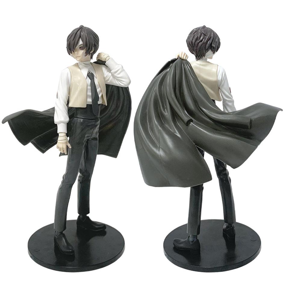 20cm Bungo Stray Dogs Anime Figures - Nakahara Chuya & Dazai Osamu Action Figures - Noodles Press PVC Collectible Toys Gifts
