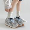 Женские кроссовки Queen Fan Silver Retro Platform для тренировок, обувь 2025, новые летние, увеличивающие рост, повседневные кроссовки для ношения с юбкой