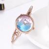 Trendy Women's Candy Color Alloy Quartz Bangle Watch