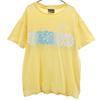 LAHAINA CREWS Floral Short Sleeve T-shirt M Yellow Men's Used