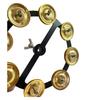 Double Row Gold Cymbal and Bell Percussion Set
