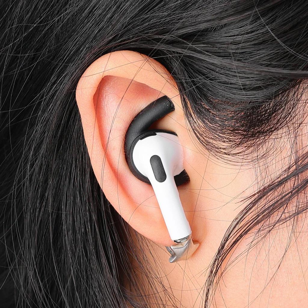 Для Airpods 4 Сменные амбушюры Покрытие-крючок Противопотерянные колпачки для ушей Для Apple AirPods4 Мягкий силикон Мягкие внутриканальные Противоскользящие ушные крючки