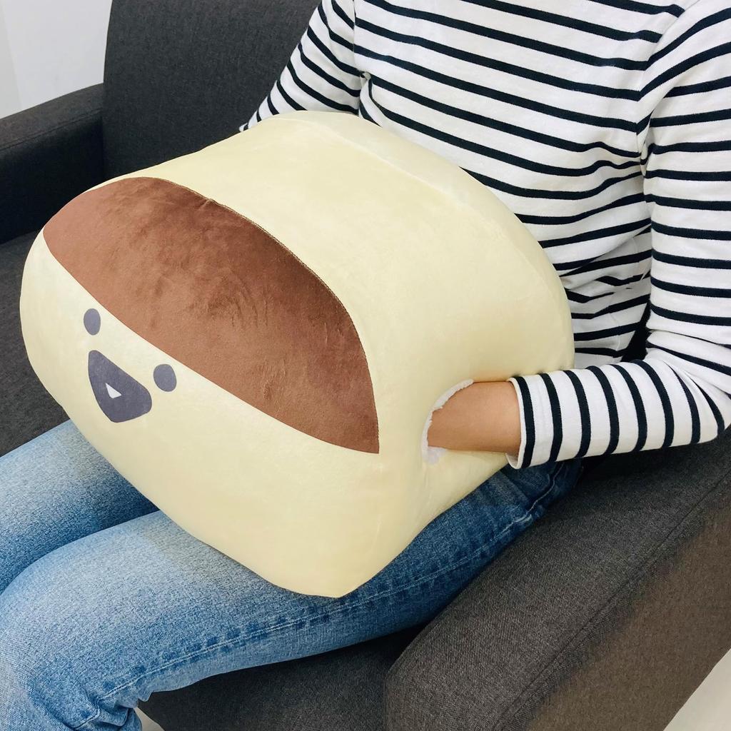 MORIPiLO Body Pillow to Me Soft and Soft to the Plush Nap Morishita Makura "Obungu Issho" (Hug Cushion) - Touch, Toy, Pillow, 40x25x25cm, Yellow,