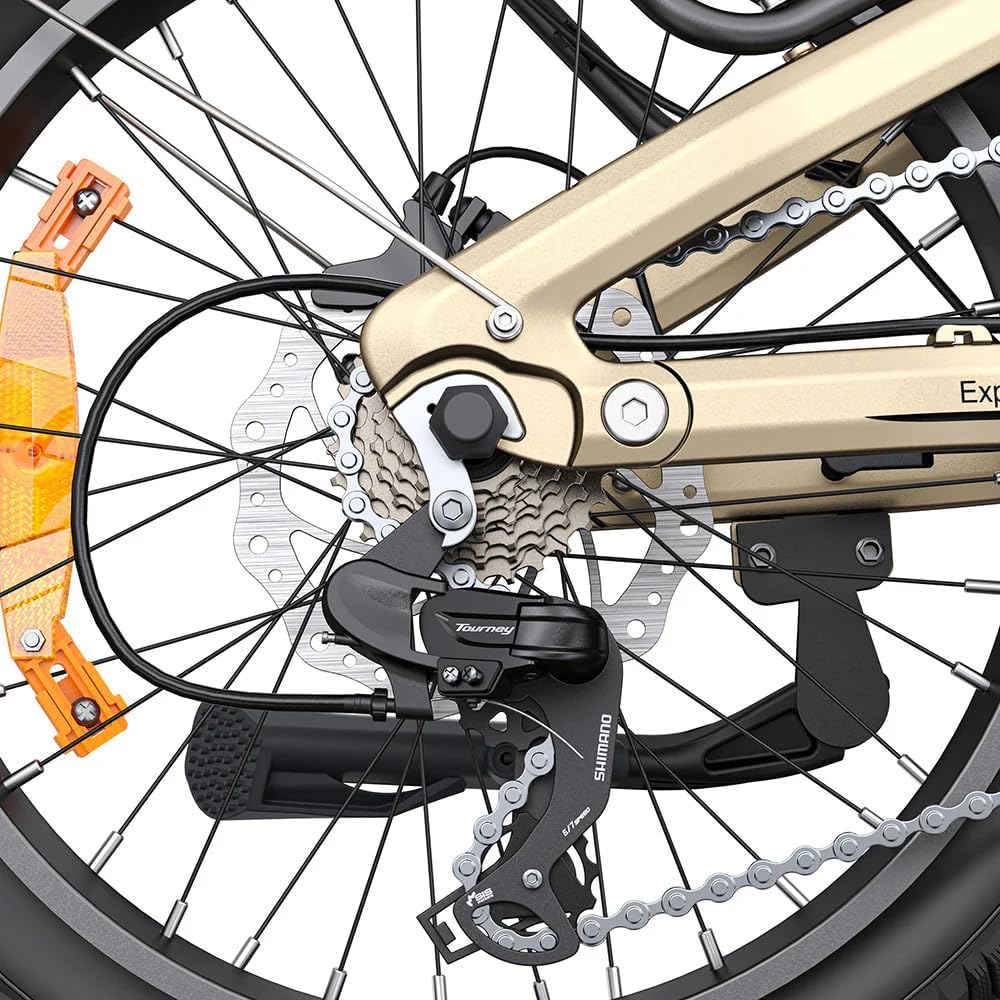 ENGWE L20 3.0 Boost 20*3.0 inch folding road electric-assist bicycle,48V13.5ah, 250W,maximum assisted range of up to 100km.