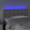 Tête de lit - MAISON EXCLUSIVE - 100x5x78/88 cm - Similicuir - LED intégrée - Hauteur réglable