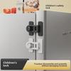 Child Safety Refrigerator Lock: Punch-Free Multi-Function Cabinet and Door Lock To Prevent Pinched Fingers
