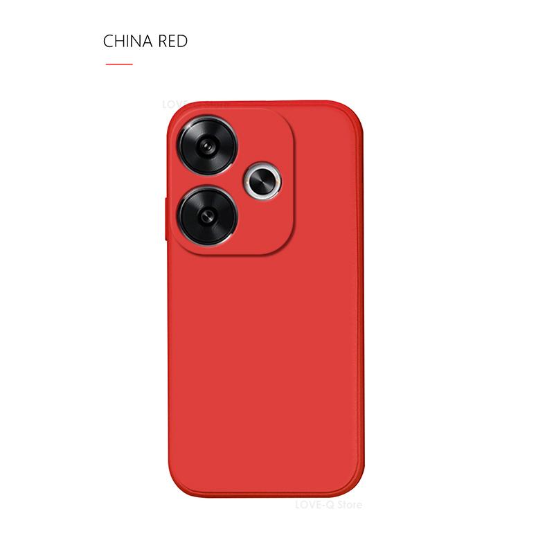 Для Poco F6 Pro Чехол Квадратный Жидкий Силиконовый Чехол Для Телефона Для Xiaomi Poco F6 Pro Противоударный Мягкий Чехол TPU