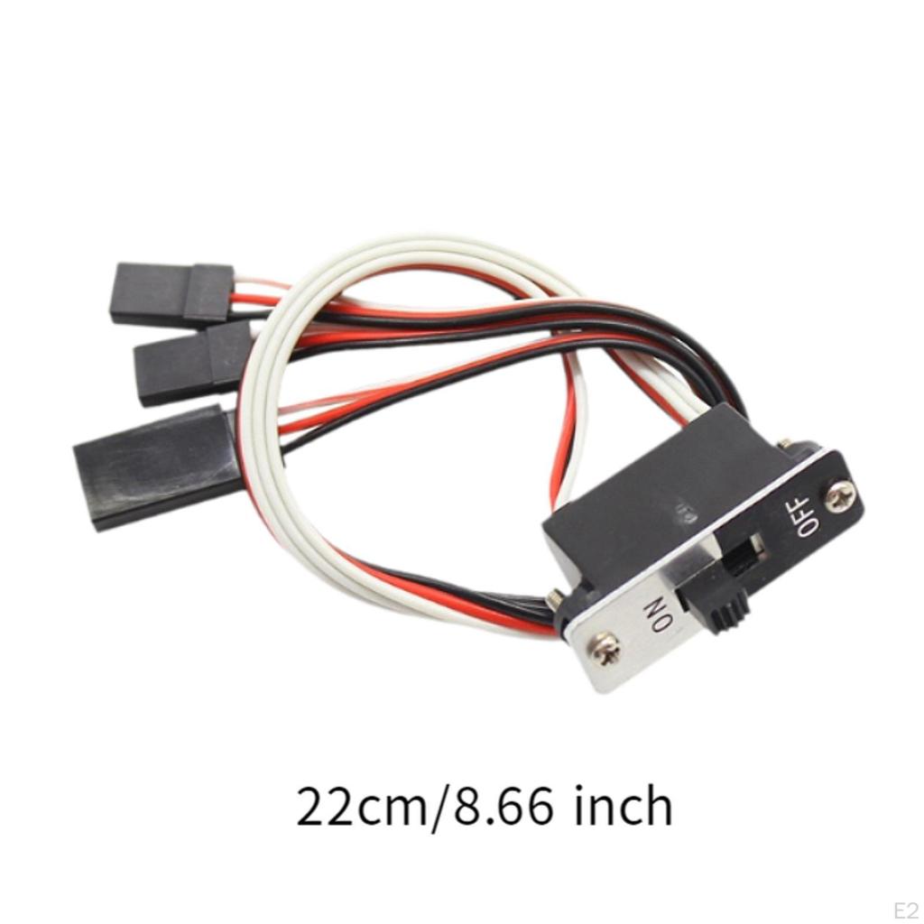 Переключатель приемника RC Модель Вкл Выкл Практичный Стабильный Аккумулятор JR Plug для Грузовика