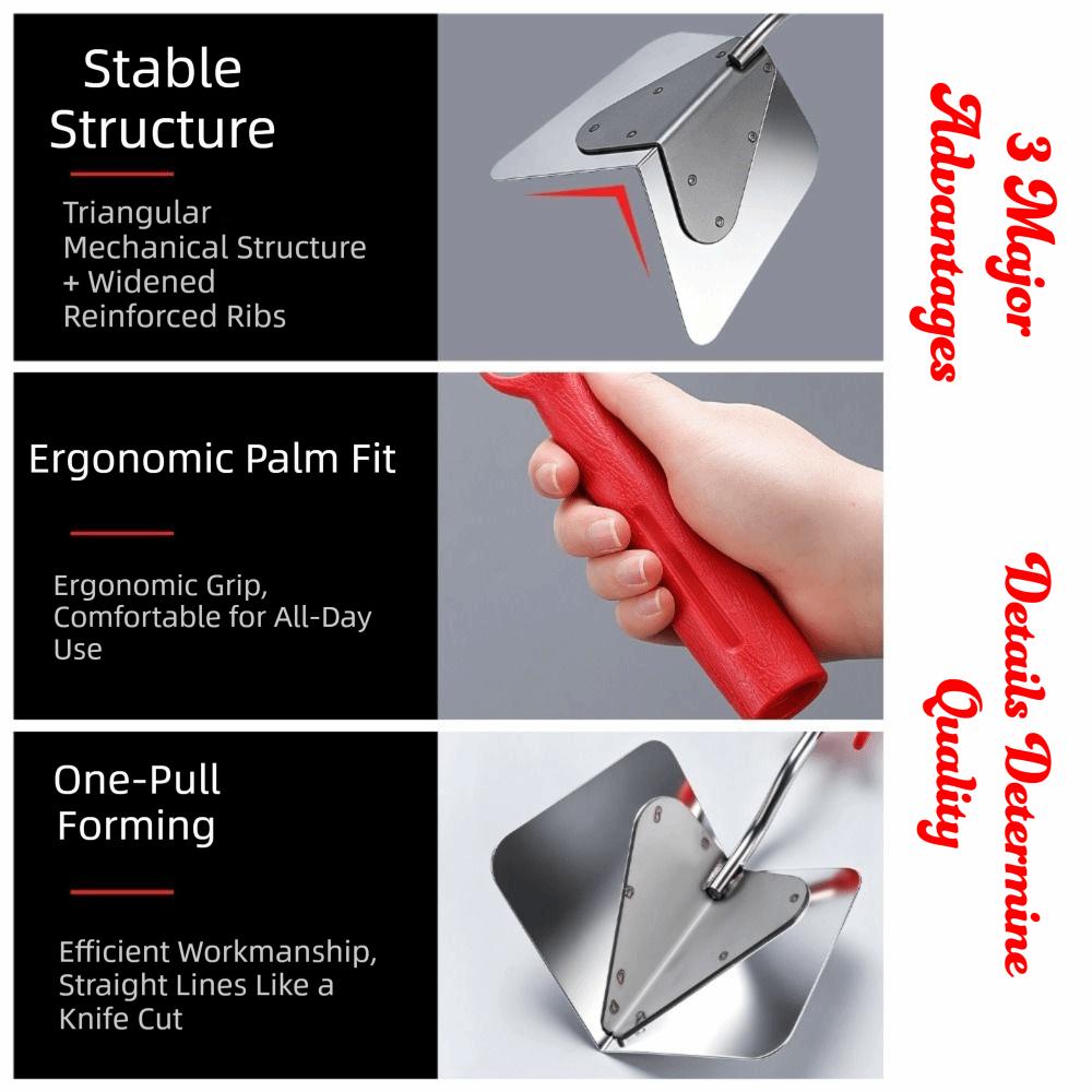 Stainless Steel Material Corner Trim Strip Enlarged Design Thickened Design Triangular Corner Tool Wear Resistant