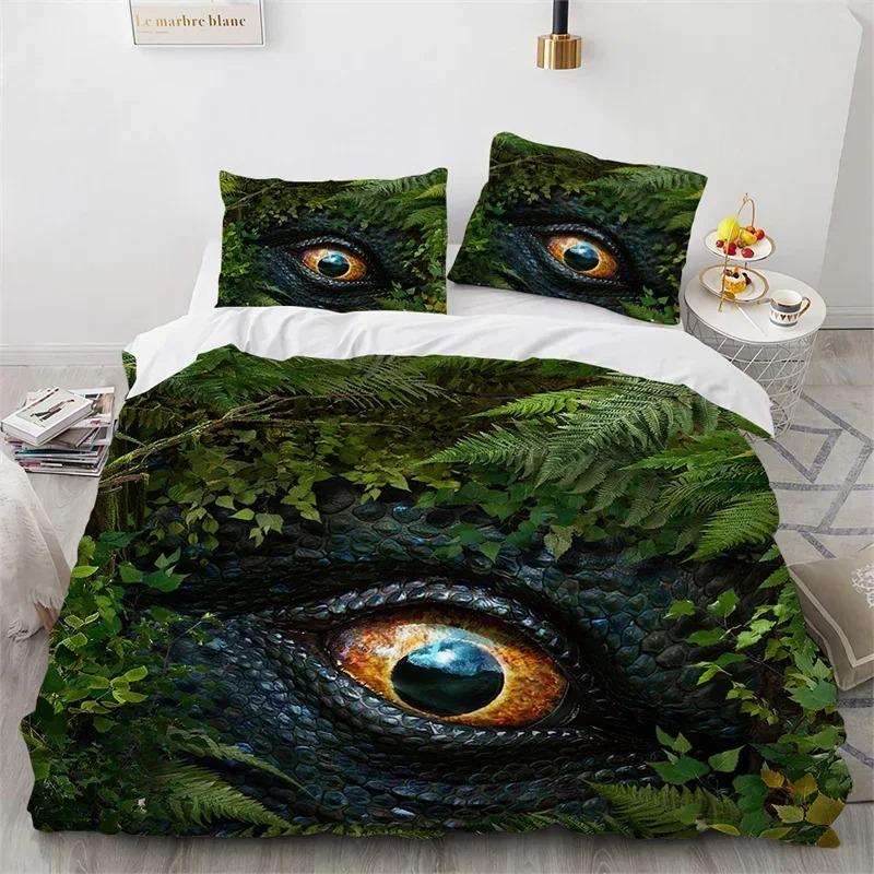 Jurassic World Park Dinosaur Bedding Set Boys Girls Twin Queen Size Duvet Cover Pillowcase Bed Kids Adult Home Textileextile