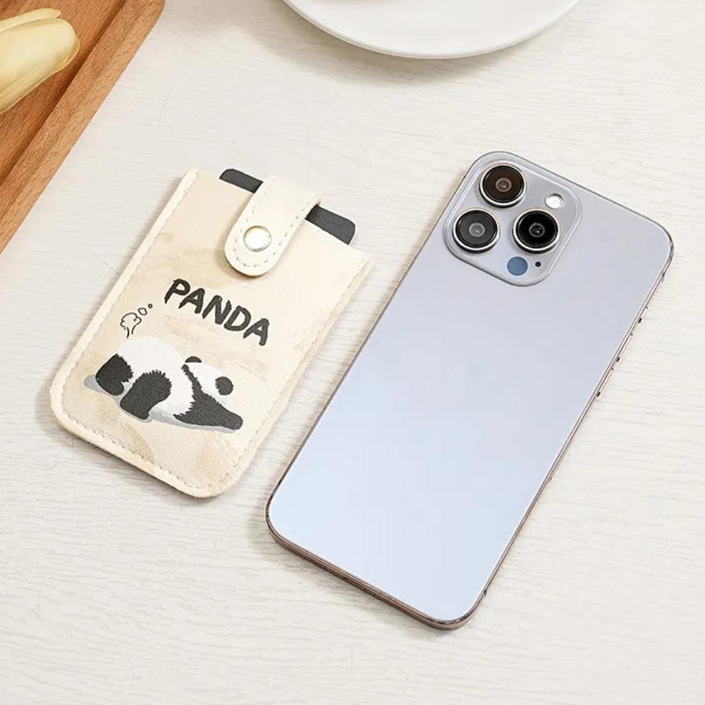 Pouch Pull Out ID Cards Holder PU Leather Bank Credit Card Organizer Hasp Multi-Slot Card Bag  Work