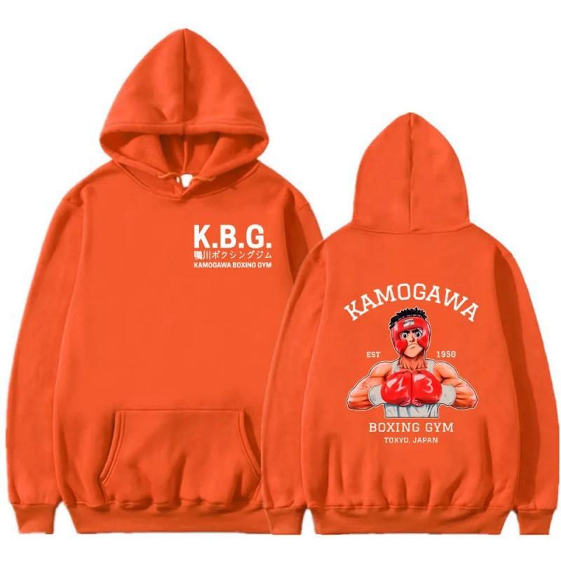 Spring and Autumn New Animation Fashion Printed Boxing Hooded Sweater