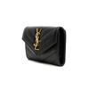 Saint Laurent Monogram Compact Wallet Nero Women Wallets Black 414404-BOW01-1000