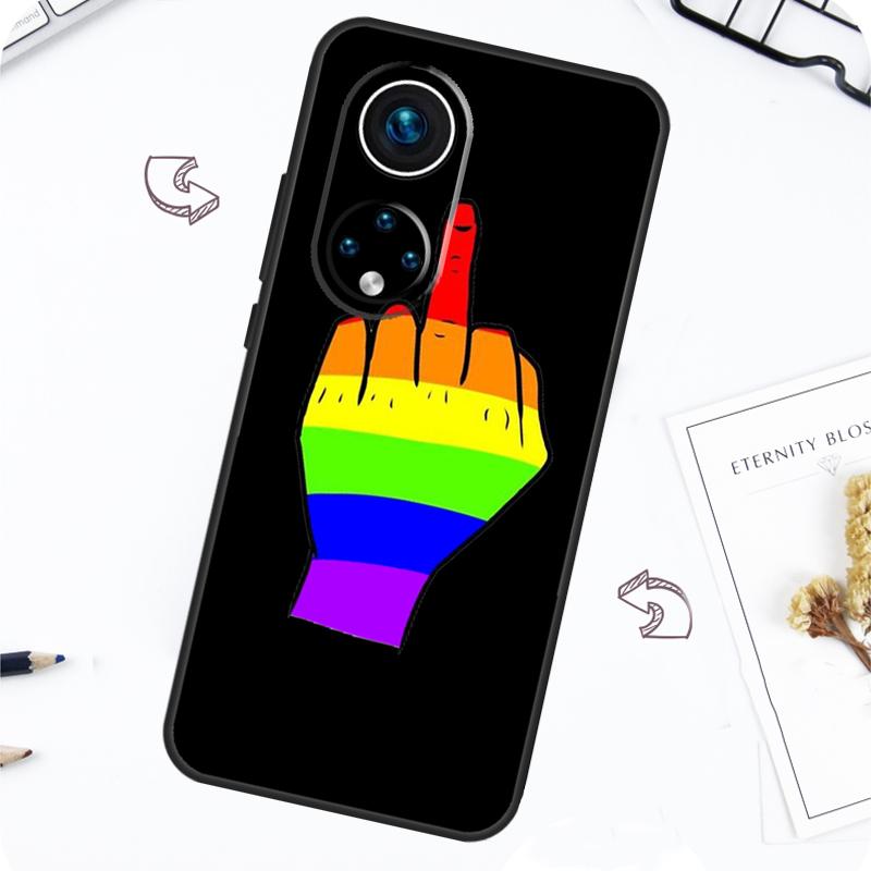 Радужный Гей ЛГБТ Чехол-напальчник Для Honor Magic 7 Pro 5 6 Lite Honor 200 Pro 50 70 90 X8b X9a X8a X8 X9 X9c X9b Чехол
