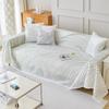 Summer Sofa Cover Cloth Simple Modern Ice Silk Sofa Towel Anti -Scratching Sofa Slipcover Cool Feeling Sofa Cover Sofa Cover