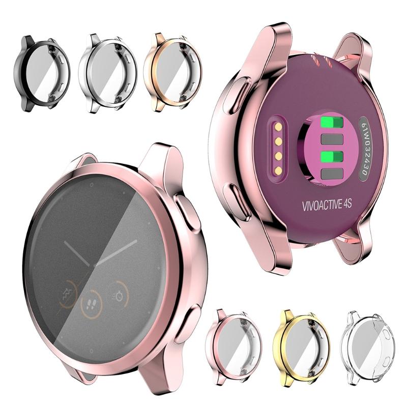 Чехол для Vivoactive 4S 40мм ТПУ Прозрачная Защитная пленка для экрана Всесторонний чехол Полная защитная крышка