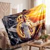 Jude Bellingham Personalized Fleece Blanket With Football Logo, Custom Name Text Soft Warm Home Throw Blanket