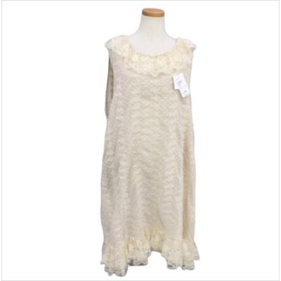 Платье-фартук Фартук WK5002Z1 Бежевый Свободный размер [Vivienne]