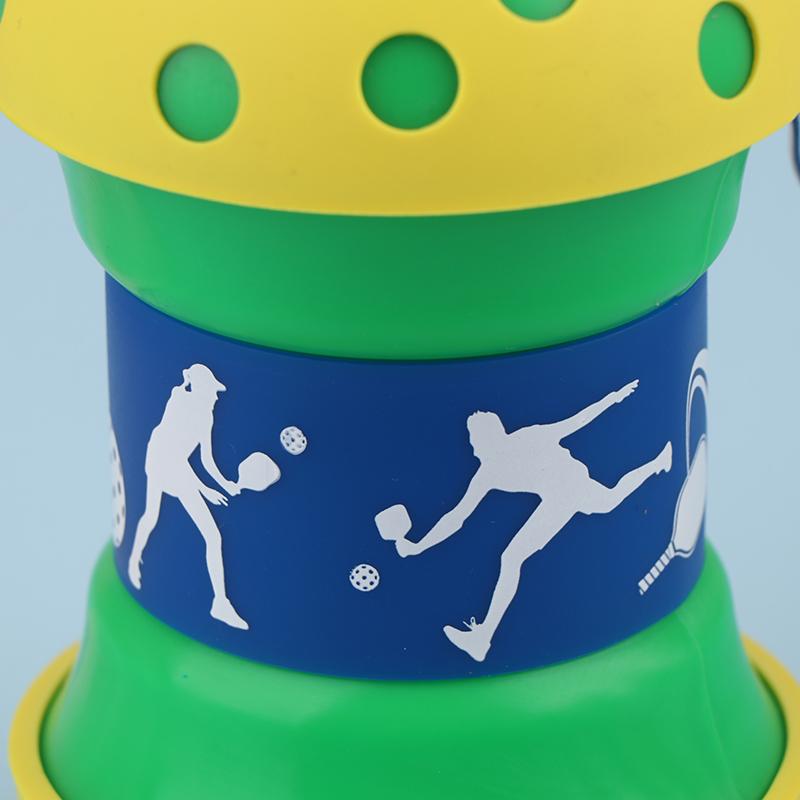 Fold Silicone Water Bottle Outdoor Basketball Football Tennis Golf Baseball Pickleball Leakproof Portable Kids Water Bottle