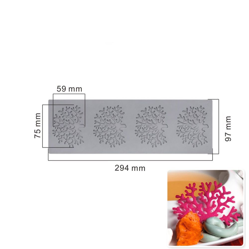 Шоколадный трафарет Инструмент для выпечки Форма для помадки Украшение торта Бордюр Силиконовая форма Кружевная форма для торта