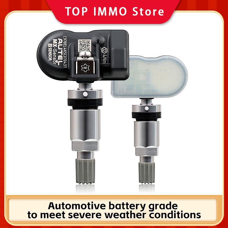 Autel MX Sensor TPMS Датчик Металлический 2-в-1 433/315 МГц Инструменты для ремонта шин Тестер монитора давления в шинах Программирование Работает с Ts508wf