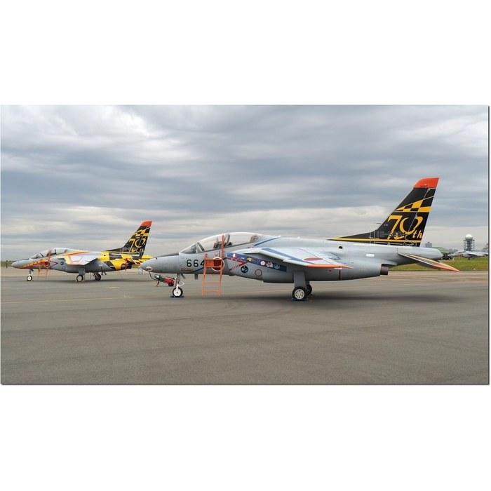 Platz 1/100 Japan Air Self-Defense Force T-4 Air Festival Hamamatsu 70th Anniversary Scheme 2-Kit Model BLU-9 (Aircraft) Molded Color