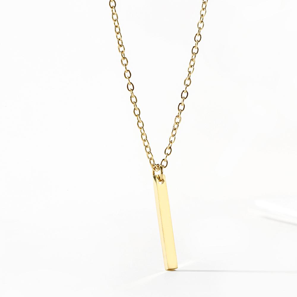 EManco Necklace Factory Price Flowing Geometric Vertical Pendant Necklace New Creative Jewelry Fashion Necklace