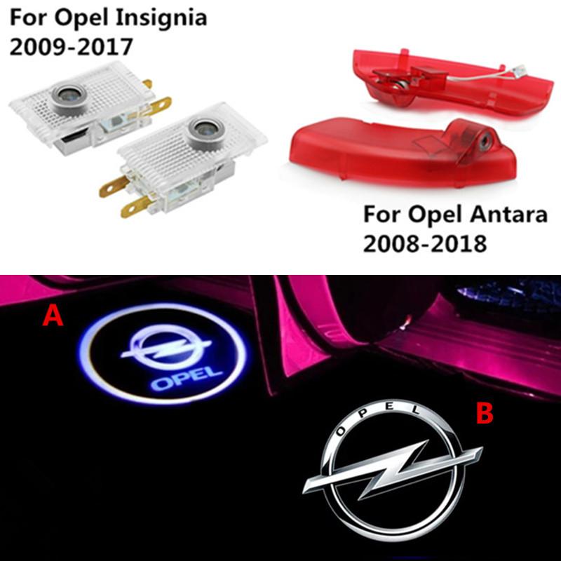 Светодиодный проектор в дверь автомобиля, лампа с тенью-призраком для Opel Insignia A B 2009-2017 Antara 2008-2018, Автоаксессуары