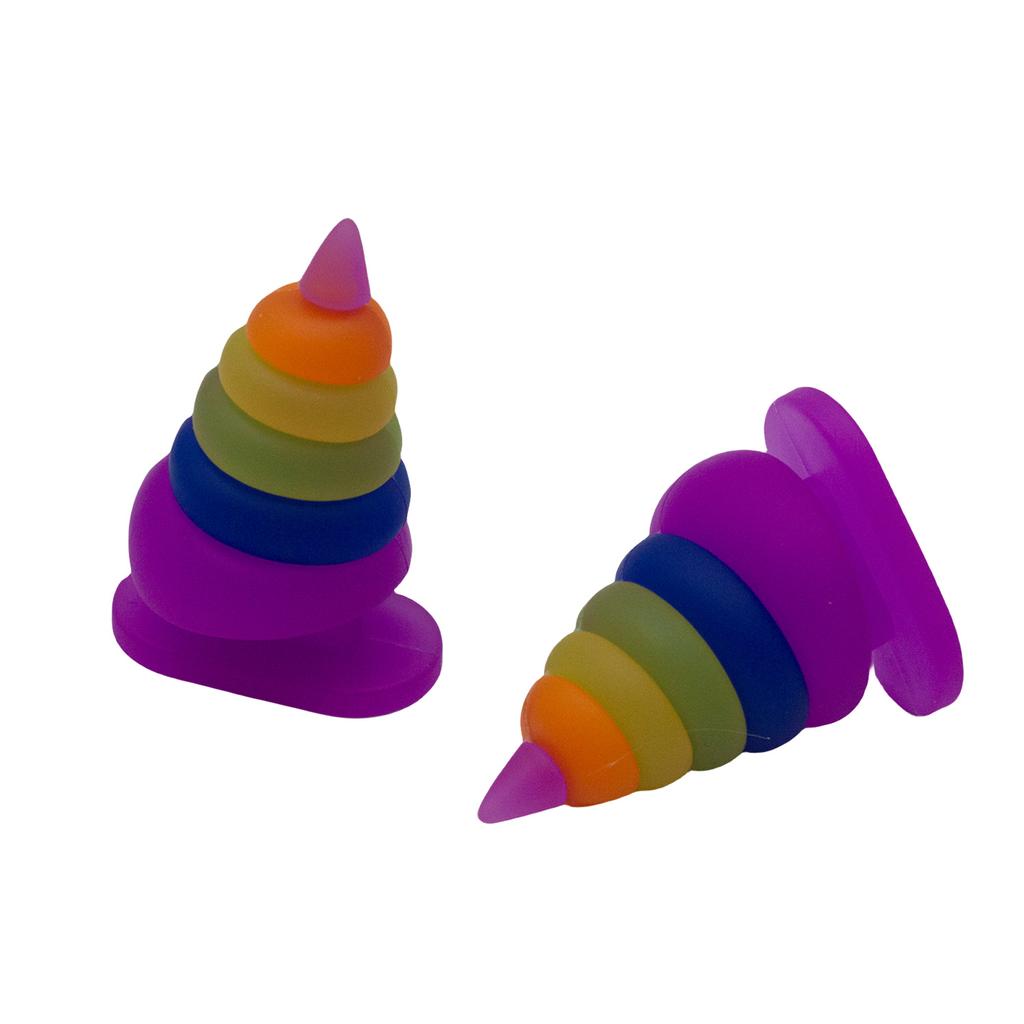 Fashion 1Pair DIY Shoes Charms Night Glowing Lantern Unicorn Cute Strawberry Fins Accessories For Shark Slippers