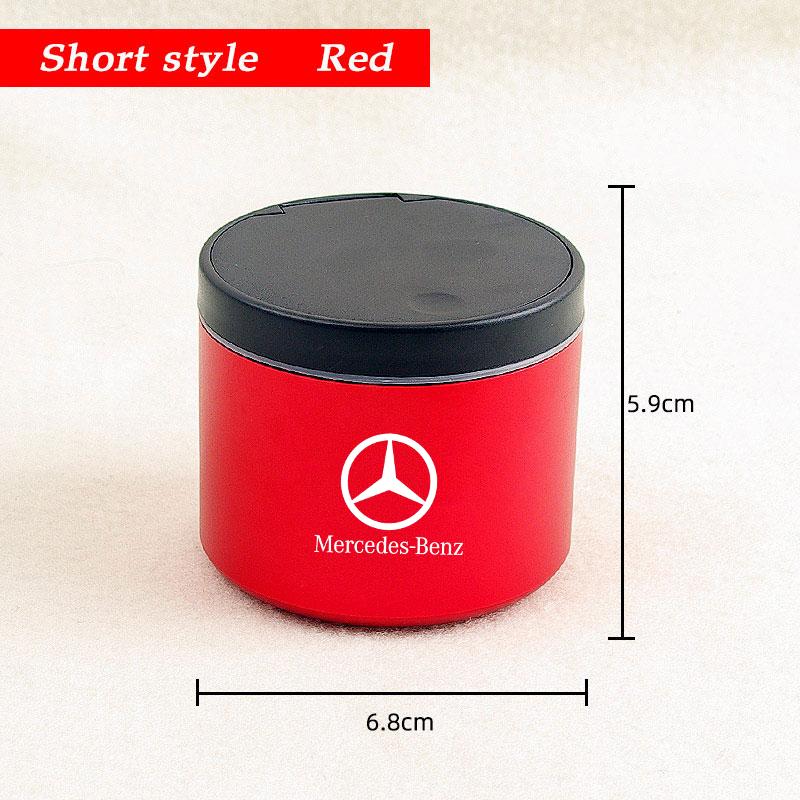 CRV1 Portable Car Ashtray Cigarette Ash Holders With Cover For Mercedes benz E GLK CLS A W204 W213 W221 ML ABR Apple Tree Accessories