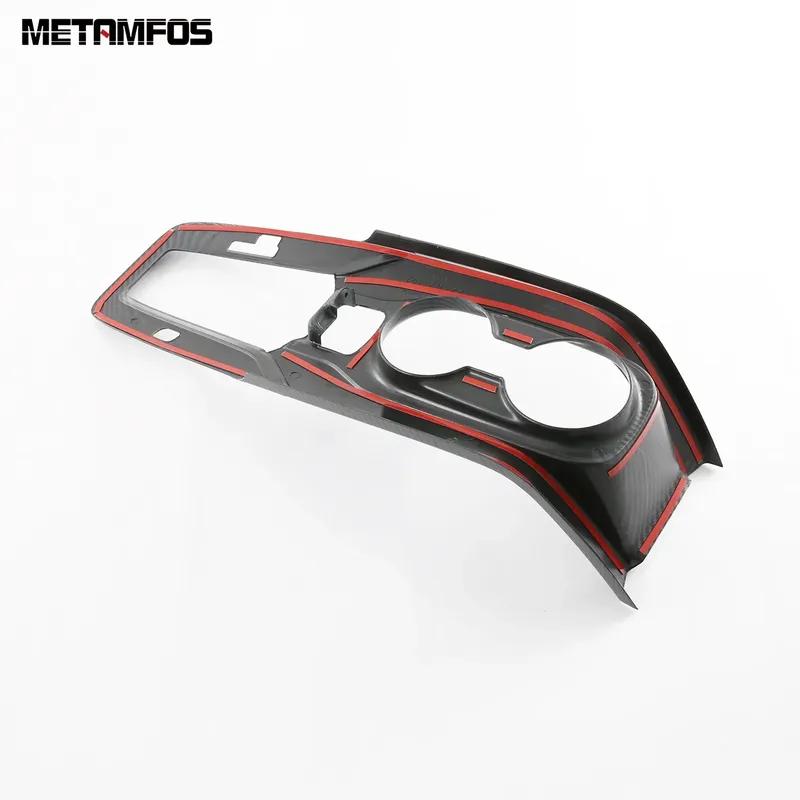 For Toyota Corolla Cross -2024 2025 Carbon Fiber Center Console Gear Shift Box Cover Trim Cup Holder Interior Accessories