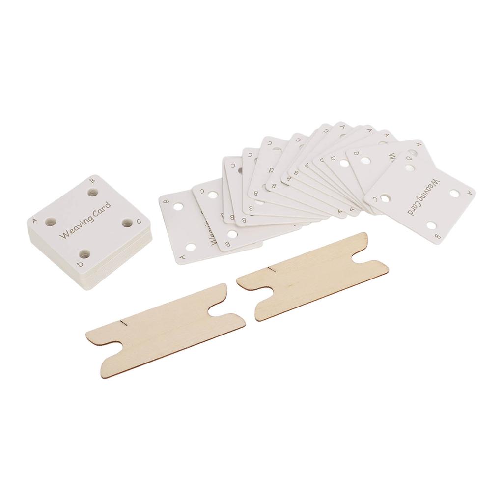 Smoothness Tablet Convenient Weaving Card Flexible Safe Sturdy Durable Paper Loom Card For Craft