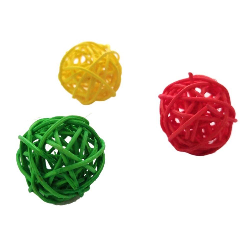 Wood/Plastic Bird Mini Basket Frame Toy For Parrots Parakeet Cockatiels