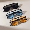 Hip-hop Sunglasses New Double-beam Frame Sunglasses Trend Women's Glasses Men's Sunglasses