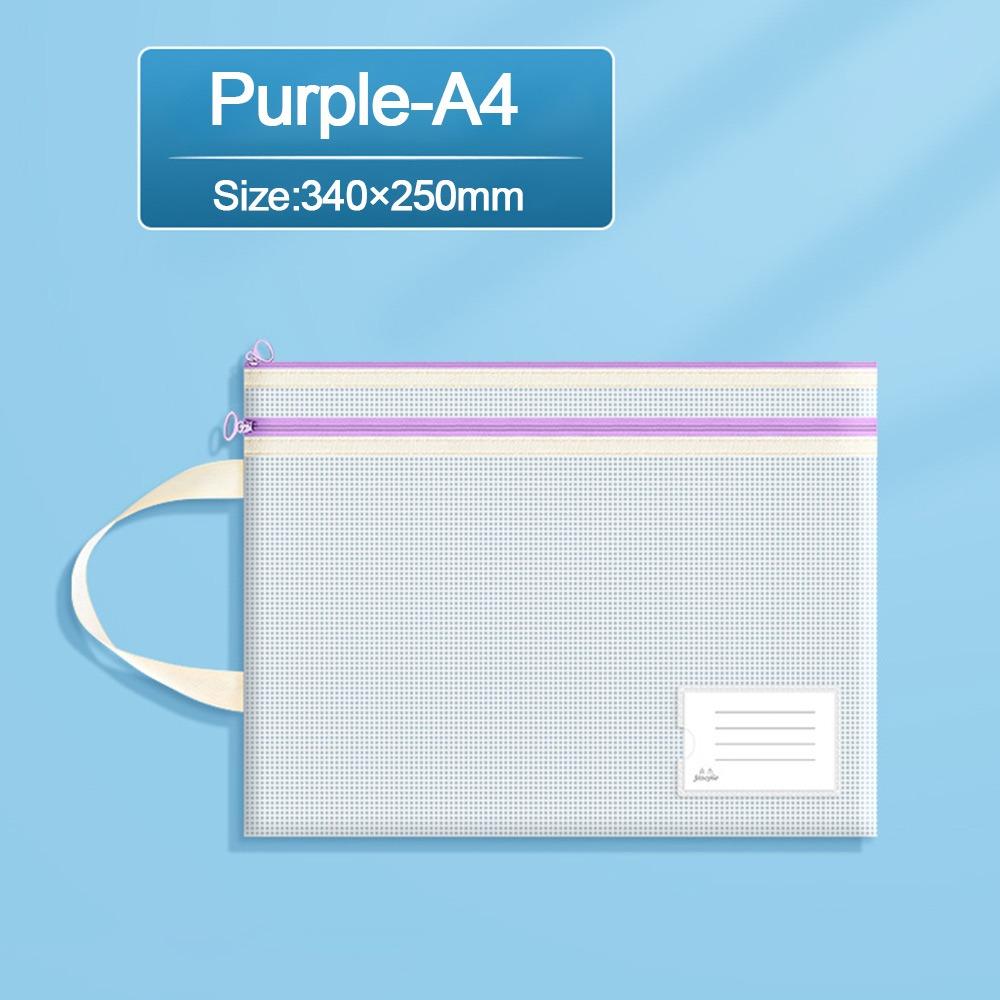 Папка для документов A3/A4 Прозрачная сетчатая сумка для хранения Новая классификация Папка для файлов