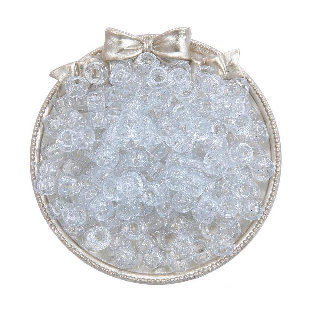 Акриловые бочкообразные бусины с большим отверстием 9x6 мм для изготовления браслетов своими руками