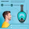 Professional Snorkeling Diving Mask Underwater Scuba Full Face Snorkel Mask Anti Fog Goggles for Kids Adult Swimming Equipment 3