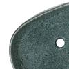 Above counter Wash Basin Turquoise Oval 59x40x14 cm Ceramic